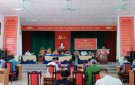 Tổ số 6 Đại biểu HĐND huyện tiếp xúc cử tri xã Trung Sơn trước kỳ họp thứ 6, HĐND huyện khóa XX, nhiệm kỳ 2021-2026